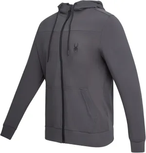 Spyder Men's Active Hoodie - Peached Super Plush Full Zip Up Hoodie Sweatshirt - Warm Outdoor Pullover Hoodies for Men (S-XL)