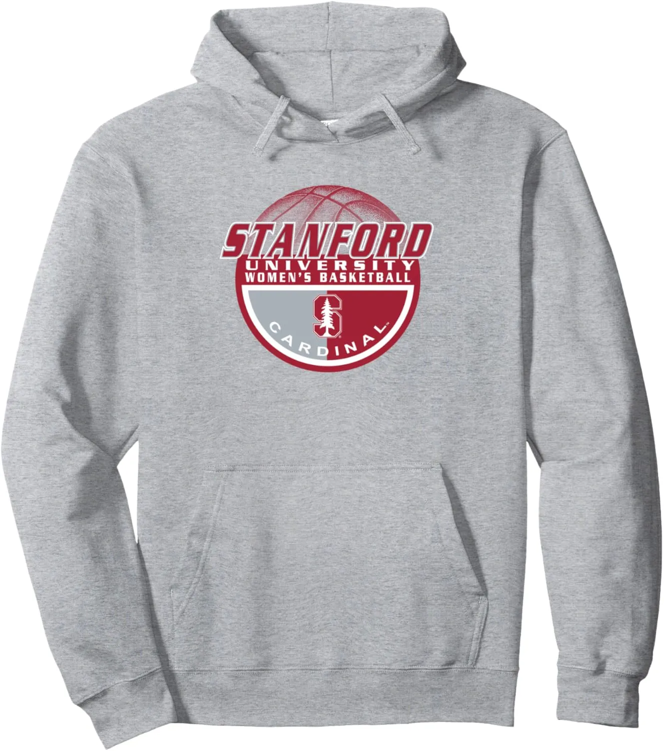 Stanford Cardinal Women's Basketball Dunk Logo Pullover Hoodie