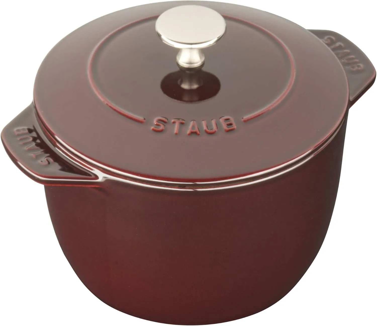 Staub Cast Iron 1.5-qt Petite French Oven - Grenadine, Made in France