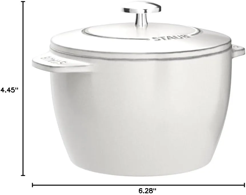 staub La Cocotte de GOHAN Campagne S 40501-423 Rice Pot, 1 Piece, Cast Iron Pot, Rice Cooker, with Serial Number Included
