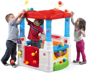 Step2 Crazy Maze Toddler Ball Pit, Kids Playhouse, Indoor/Outdoor Playset, Interactive Play with Sounds, Includes 20 Colorful Balls, Made of Durable Plastic, For Toddlers 1.5  Years Old