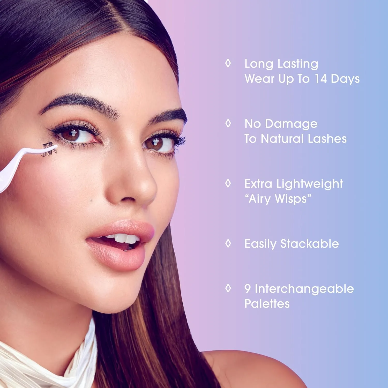 STUDIO Lash Extension Kit, 54 Stackable Lash Clusters, Medium Volume, 10mm-14mm, ‘Xtra’, False Eyelashes, InfuseBond, Water-Resistant Seal, BondBoost, Hydro Cleanser, Applicator