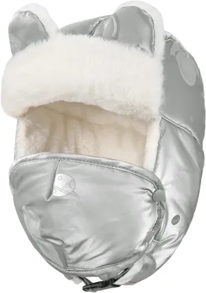 Sukeen Kids Trapper Hat for Girls Boy Windproof Kids Warm Hat Fur-Lined Earflap Hat with Mask for Cold Snow Weather