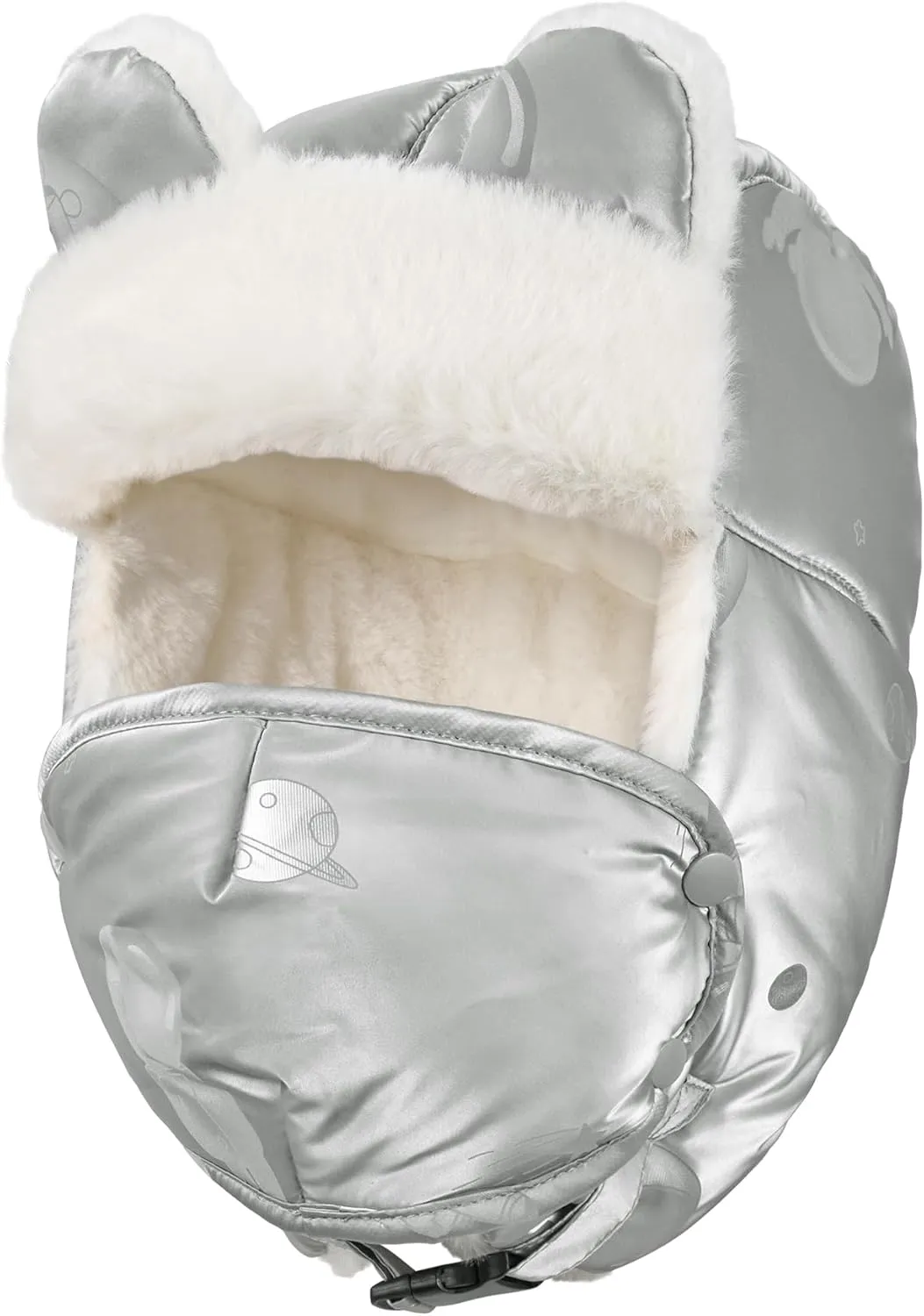 Sukeen Kids Trapper Hat for Girls Boy Windproof Kids Warm Hat Fur-Lined Earflap Hat with Mask for Cold Snow Weather