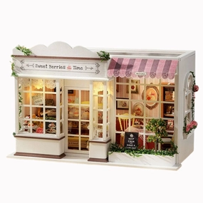 Sweet Berries Time Dessert Shop DIY Dollhouse Kit