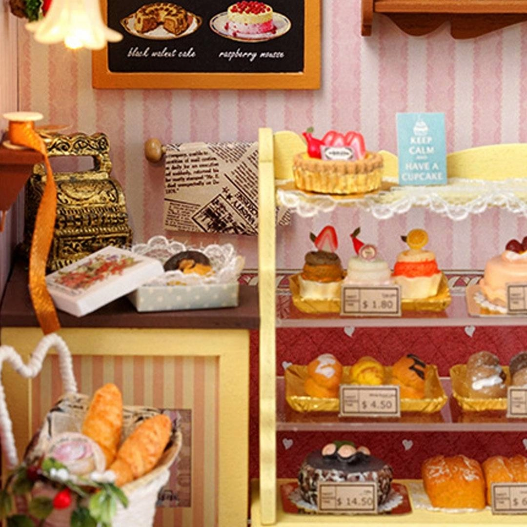 Sweet Berries Time Dessert Shop DIY Dollhouse Kit