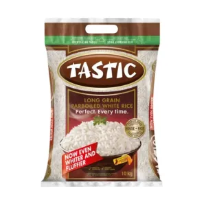Tastic Long Grain Parboiled White Rice - 10kg
