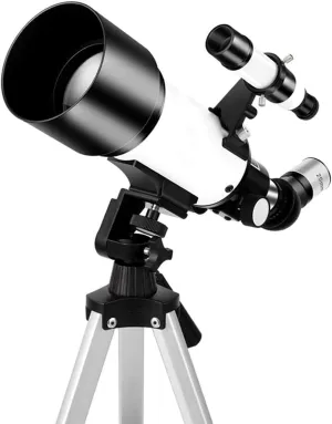 Telescope 70mm Aperture Astronomical Refracting Telescope for Kids Beginners Travel Telescope for AduIt with Portable Travel Bag and 10mm/25mm Eyepiece (Color : Package 3) (Package 1)