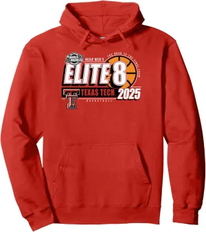 Texas Tech Red Raiders Elite 8 2025 Men's Basketball Dunk Pullover Hoodie