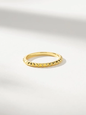 Textured Stud Ring