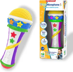 The Learning Journey Early Learning - Sing Along Microphone - Electronic Musical Toddler Toys & Gifts for Boys & Girls Ages 12 Months and Up – Mind Building Musical Learning Toy