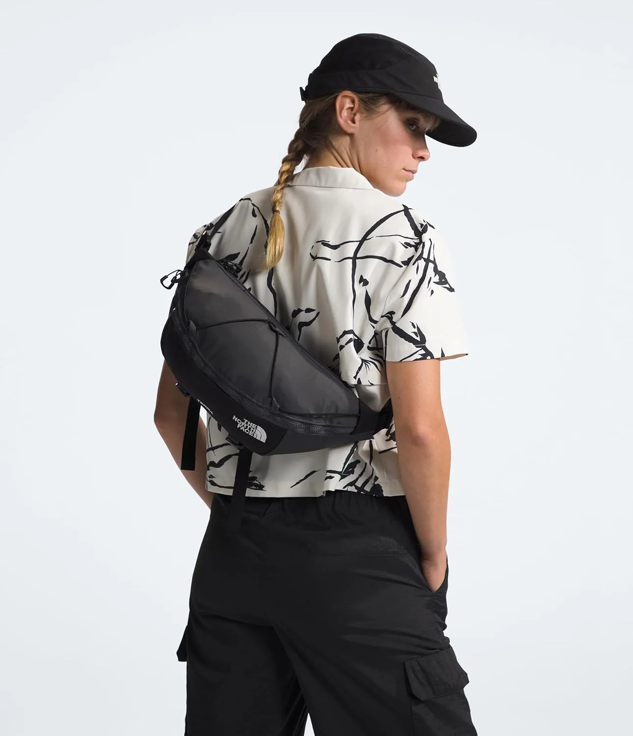 THE NORTH FACE Terra Lumbar Hiking Hip Pack — 6L, Asphalt Grey/TNF Black-NPF, One Size