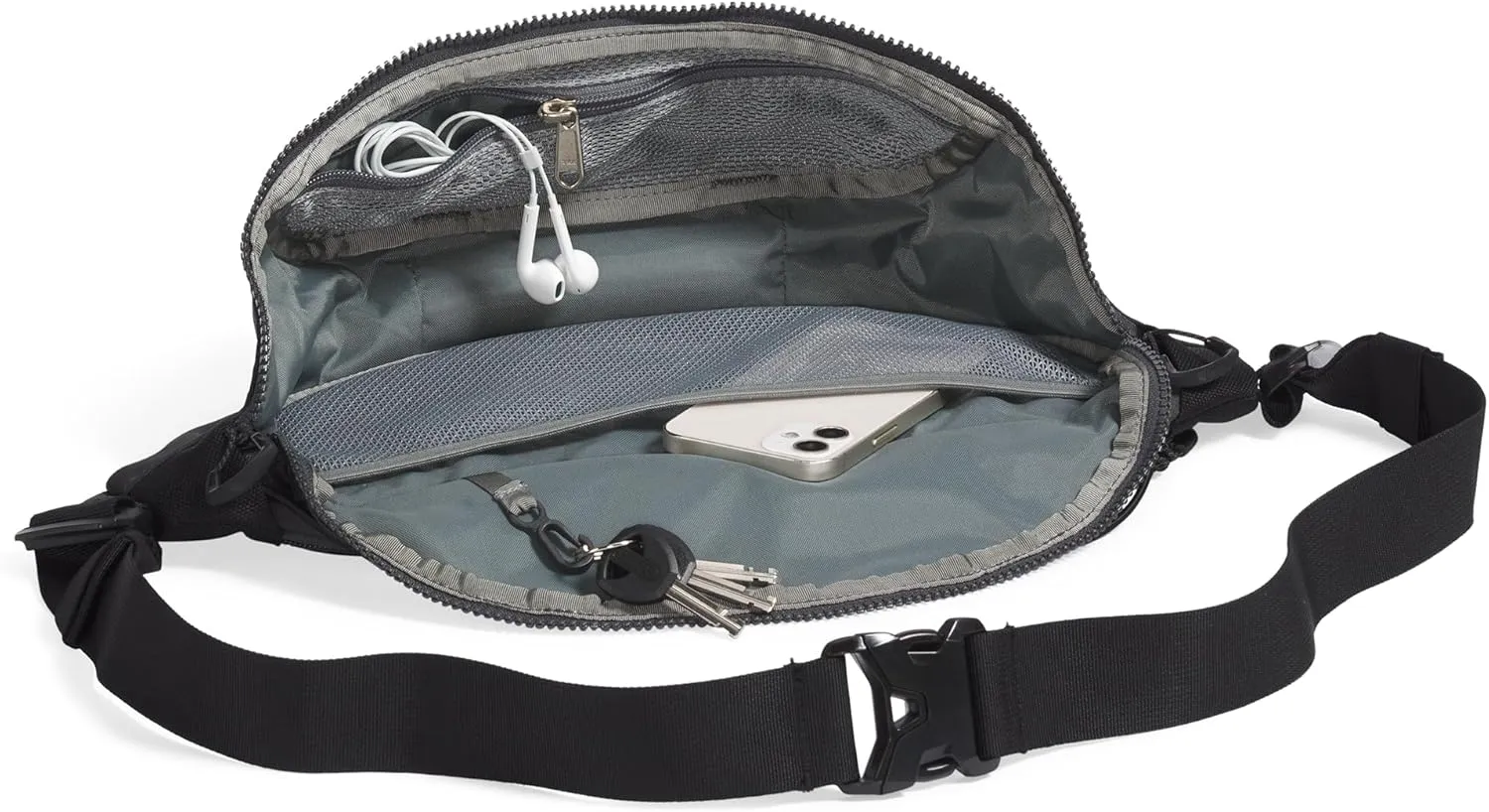 THE NORTH FACE Terra Lumbar Hiking Hip Pack — 6L, Asphalt Grey/TNF Black-NPF, One Size