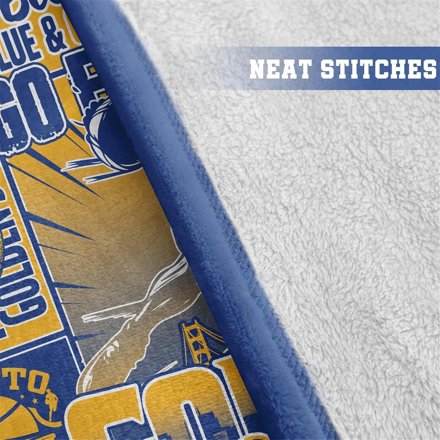 Throw Blanket for Couch, Cooling Blankets for Hot Sleepers, Golden State Basketball Gifts for Men and Women, 60x50 Inches, Merch Kids Boys