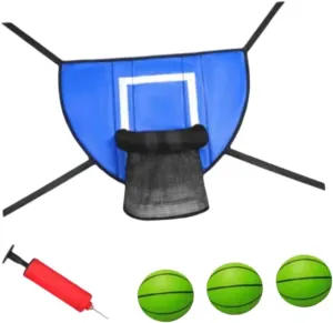 Trampoline Basketball Hoop Attachment Set, Universal Basketball Goal Sports Toy, Trampoline Accessories for Lovers