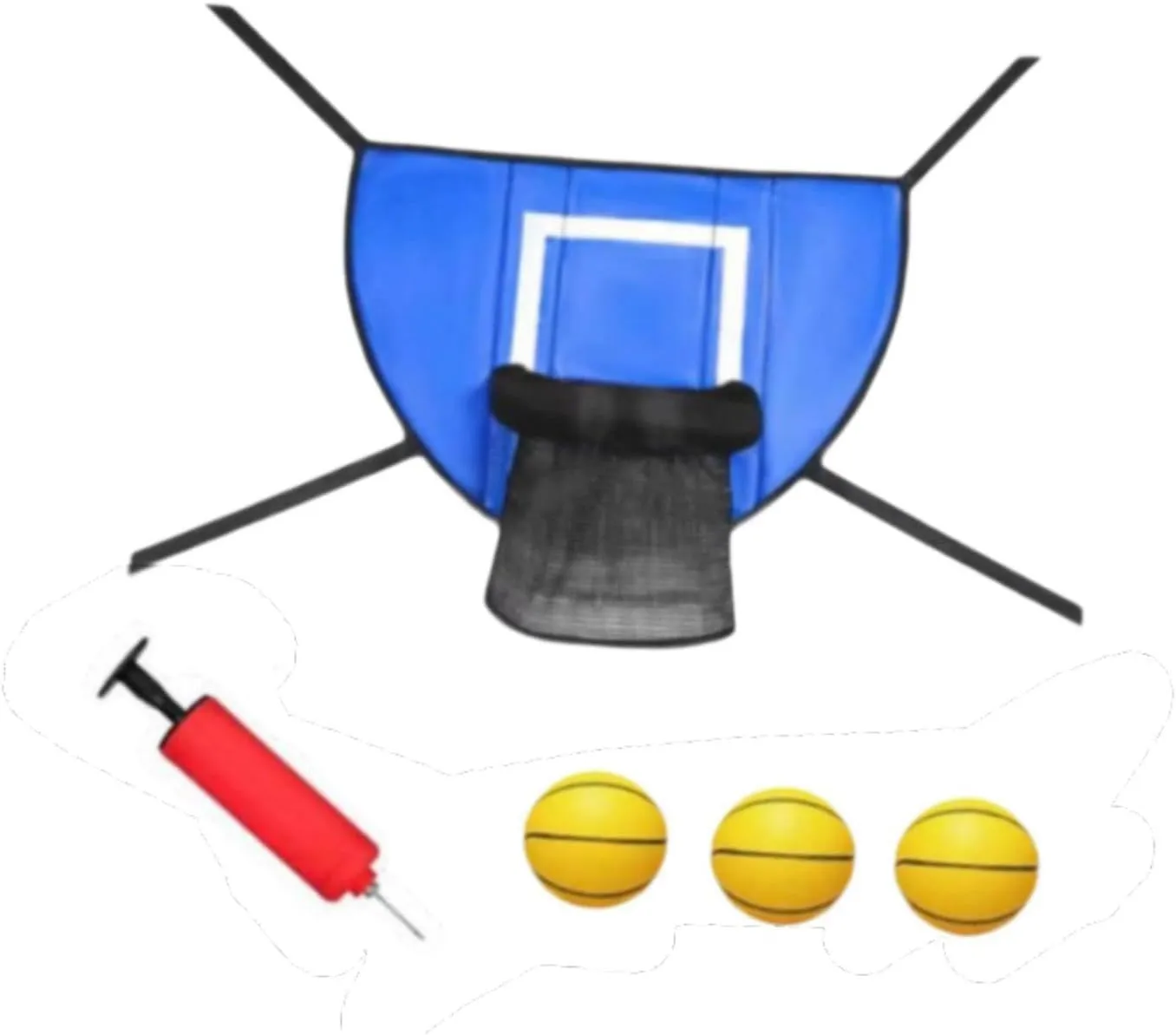 Trampoline Basketball Hoop Attachment Set, Universal Basketball Goal, Trampolines Accessories for Training