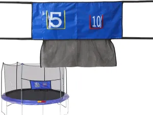 Trampoline Basketball Hoop Attachment with Sandbags | Trampoline Throwing Game Set,Ultimate Trampoline Basketball Experience,Soft Materials & Waterproof Trampoline Accessory