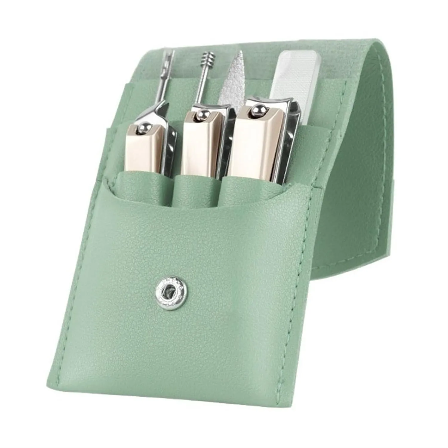 Travel Manicure Set,Nail Clipper Kit Manicure Set, 7 Pieces Nail Clippers Pedicure Kit, Stainless Steel Travel Nail Kit Professional Grooming Kit, Manicure Kit with Portable