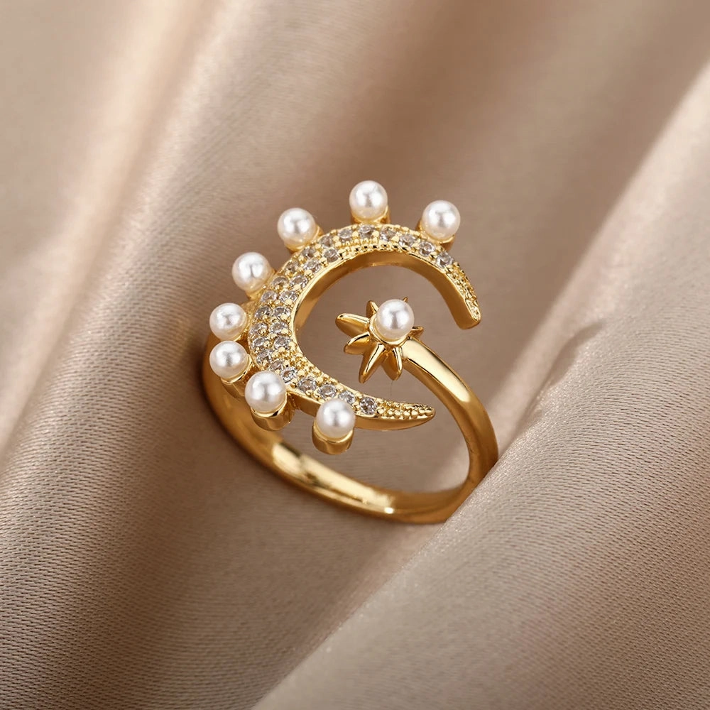 Trendy Evil Eye Ring for Women – Open Adjustable Turkish Design Jewelry™