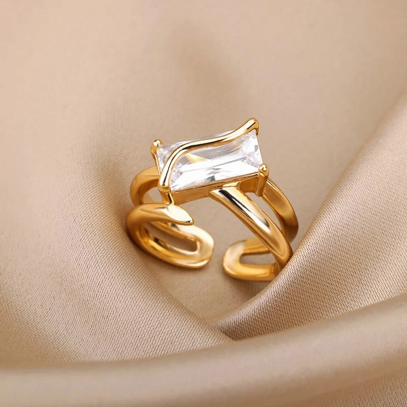 Trendy Evil Eye Ring for Women – Open Adjustable Turkish Design Jewelry™