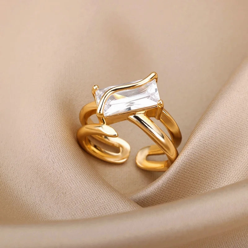 Trendy Evil Eye Ring for Women – Open Adjustable Turkish Design Jewelry™