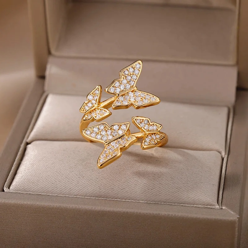 Trendy Evil Eye Ring for Women – Open Adjustable Turkish Design Jewelry™