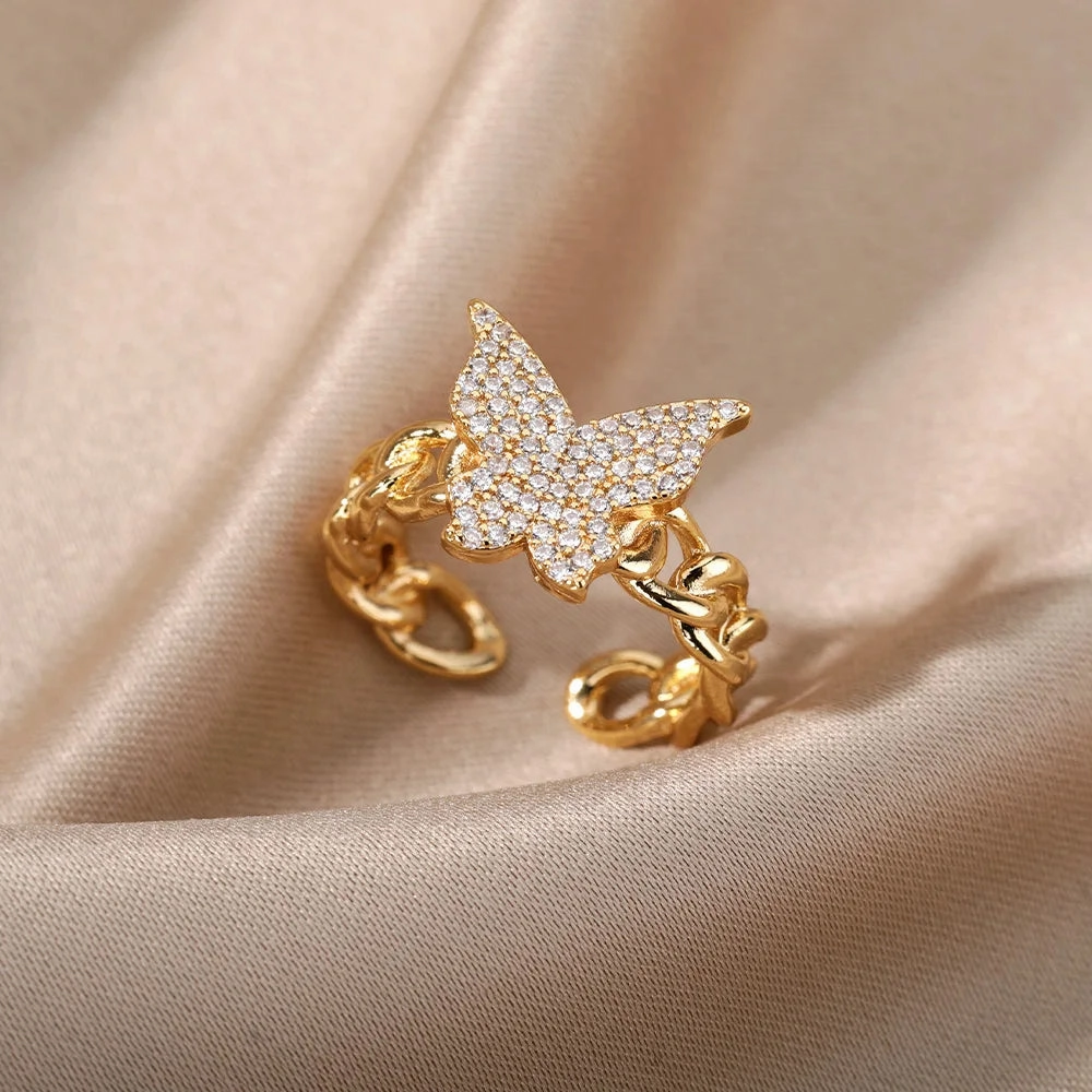 Trendy Evil Eye Ring for Women – Open Adjustable Turkish Design Jewelry™