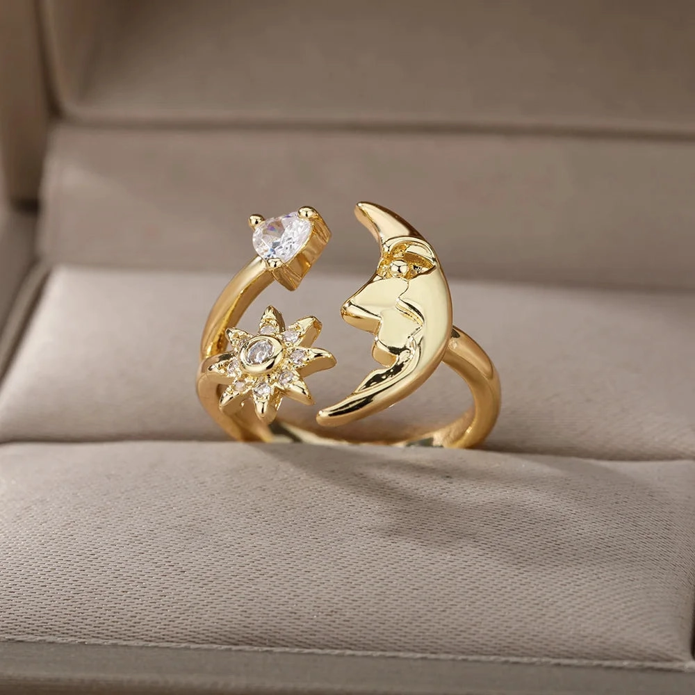 Trendy Evil Eye Ring for Women – Open Adjustable Turkish Design Jewelry™