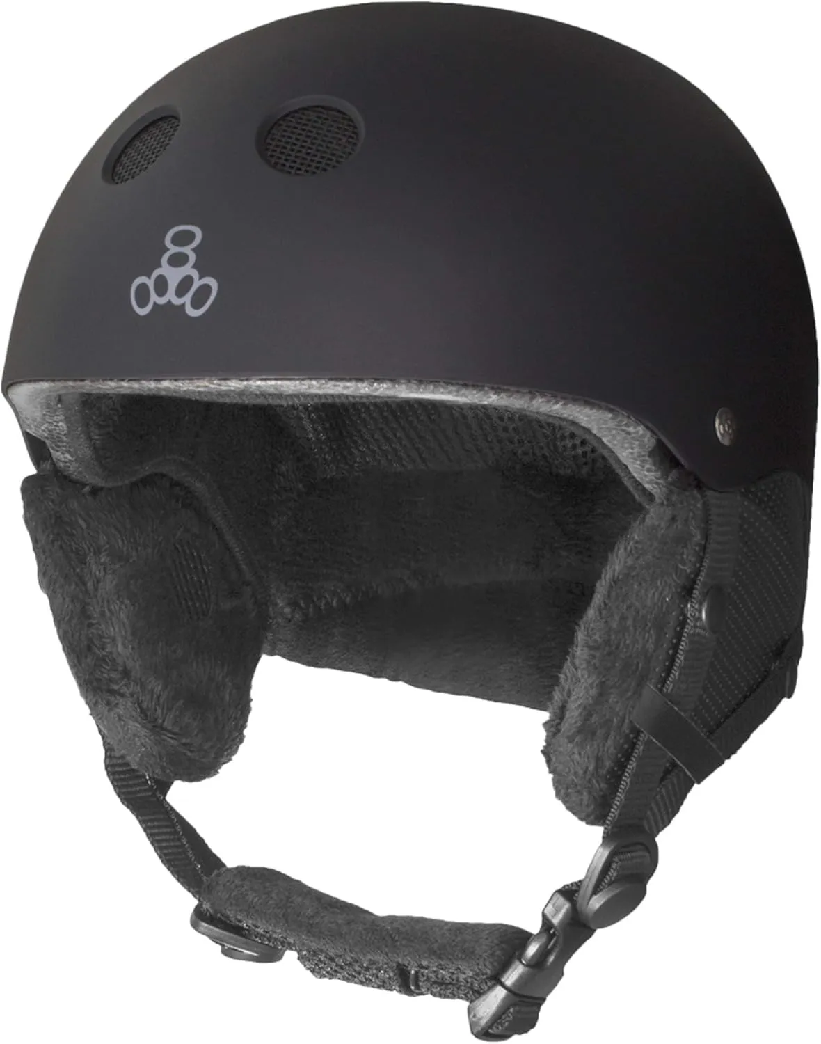 Triple Eight -Standard Snow Helmet V.3 Blk Rbr- XS/S (1762)
