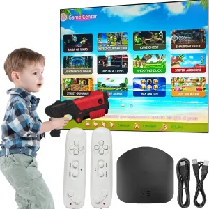 TV Game Console,Retro Video Games Console for Kids Adults Built-in 200 Classic TV Games Console Support TV Output ,Birthday Xmas Gift for Boys Girl 4-12 (983IN1 Game) (1000IN1 Game)