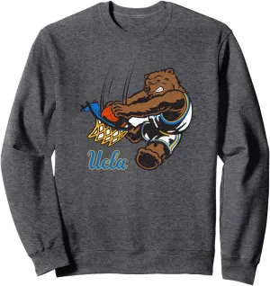 UCLA Bruins Basketball Mascot Dunk Retro Officially Licensed Sweatshirt