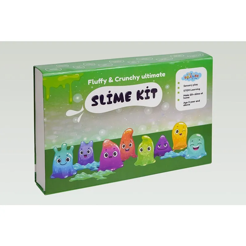 Ultimate DIY Slime Making Kit ((Fluffy & Crunchy - Make 20  Slime) DIY Slime Factory Kids Toys