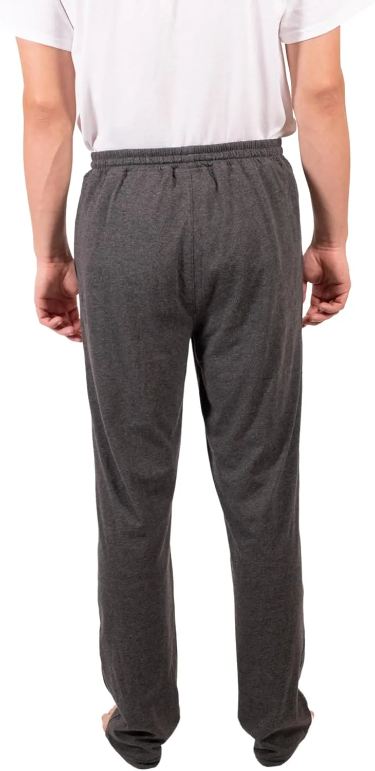 Ultra Game Men's NBA Official Sleepwear Super Soft Pajama Loungewear Pants