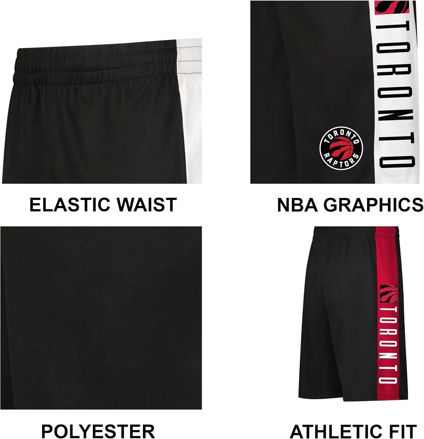 Ultra Game Men's NBA Official Super Soft Active Workout Basketball Training Shorts