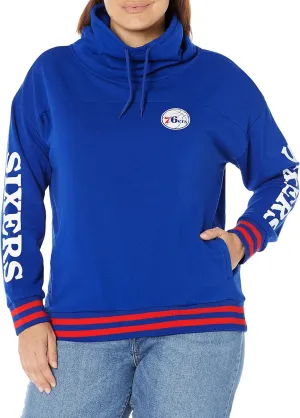 Ultra Game Women's NBA Official Super Soft Pullover Hoodie Funnel Sweatshirt