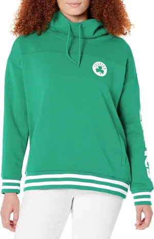 Ultra Game Women's NBA Official Super Soft Pullover Hoodie Funnel Sweatshirt