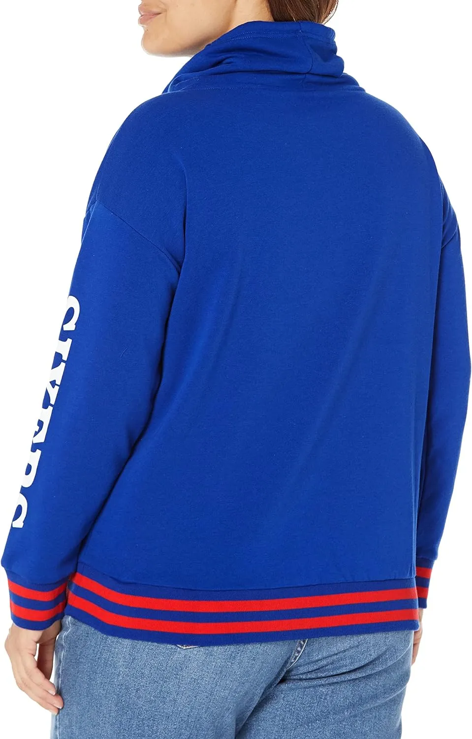 Ultra Game Women's NBA Official Super Soft Pullover Hoodie Funnel Sweatshirt