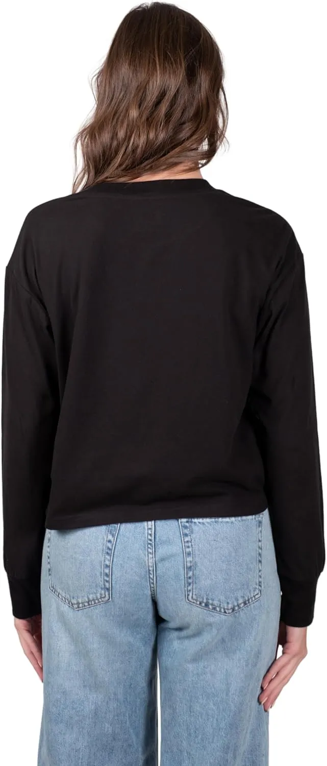 Ultra Game Women's NBA Super Soft Crop Top Pullover Sweatshirt