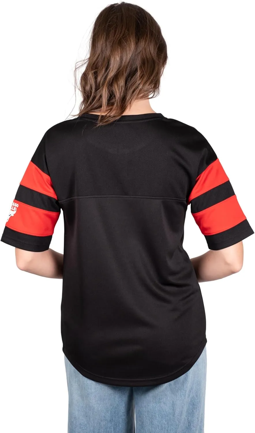 Ultra Game Women's Super Soft Mesh Lace-up Jersey Shirt