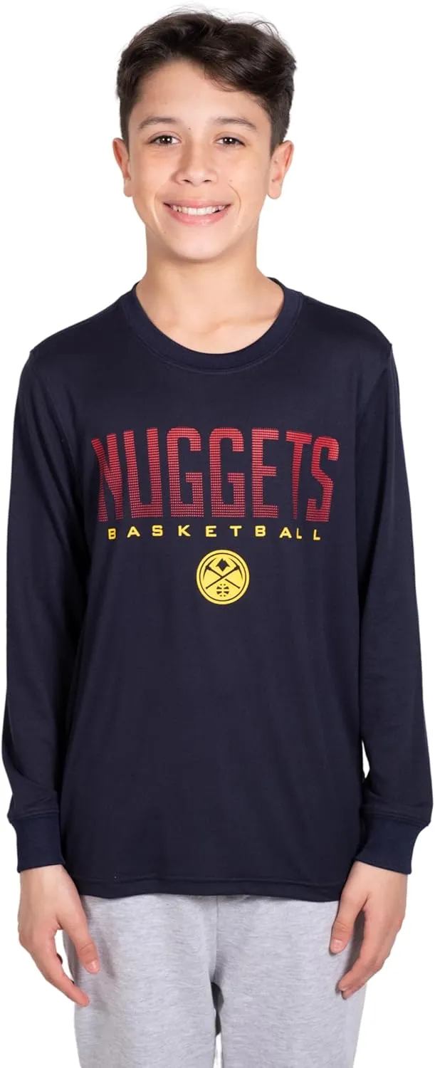 Ultra Game Youth NBA Official Super Soft Long Sleeve T-Shirt