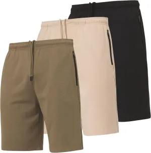 Ultra Performance 3 Pack Mens Shorts Casual Men's Athletic Short Workout Gym Shorts for Men with Zipper Pockets, Small - 5X