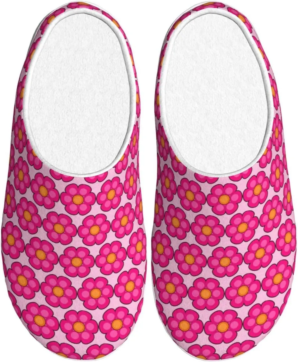 Unisex Warm Slippers Non-Slip Winter Fluffy Slippers Slip-On Plush Slippers Bedroom Slippers House Shoes For Men Women