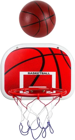 Vaguelly 1set Indoor Basketball Hoop Boys and Girls Hanging Basketball Rack for Door Fun Activity Great for Boys Girls Ages