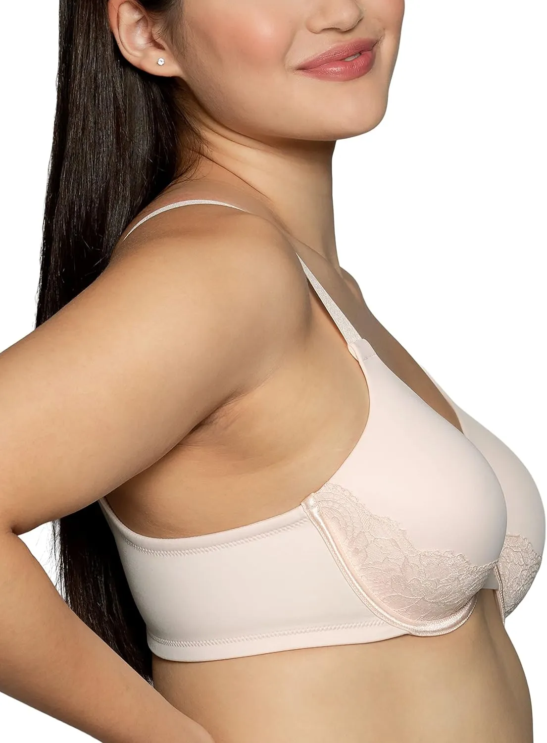 Vanity Fair Women's Beauty Back Full Figure Underwire Smoothing Bra with Lace