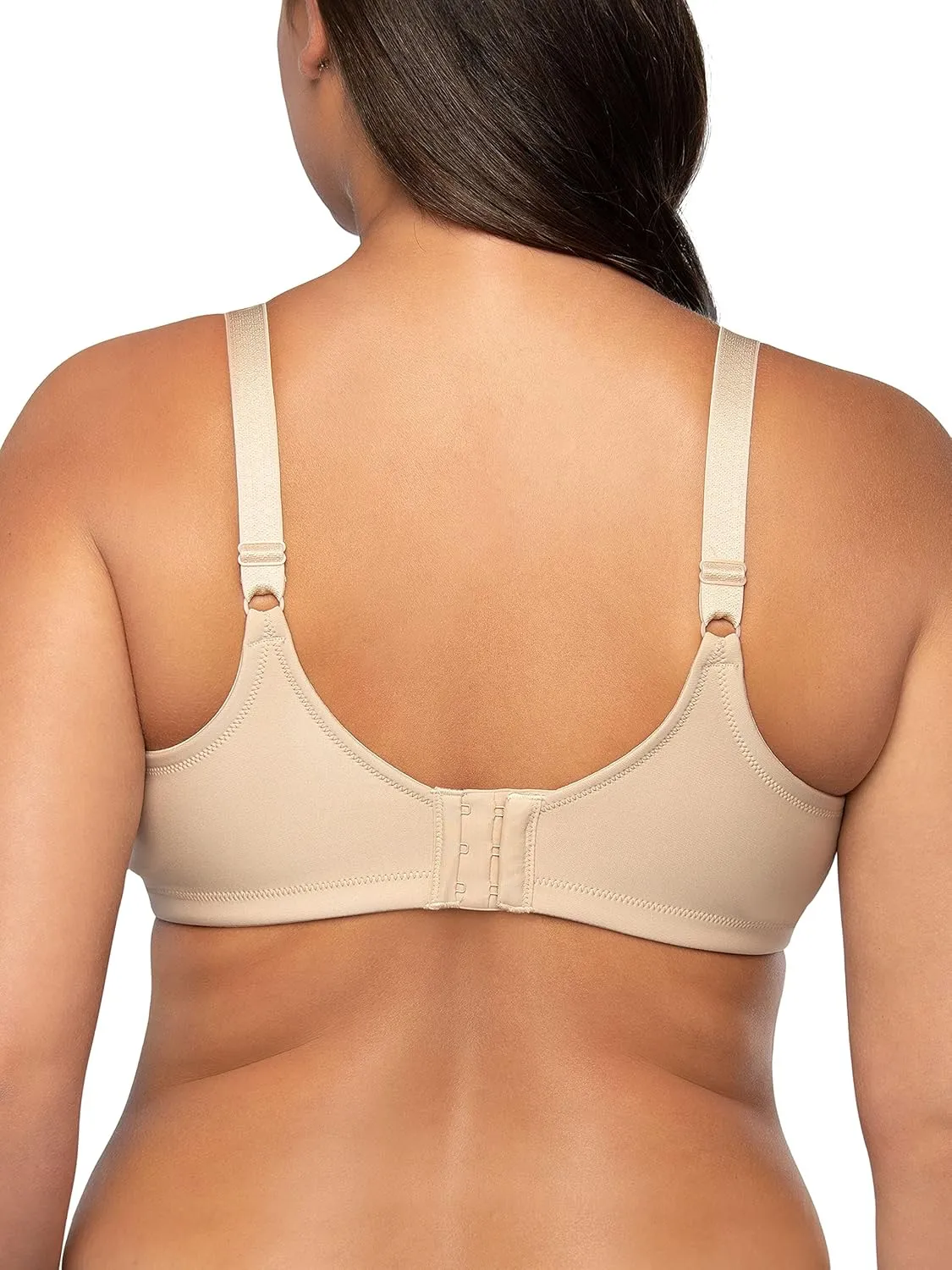 Vanity Fair Women's Full Figure Beauty Back Smoothing Bra, 4 Way Stretch Fabric, Lightly Lined Cups up to H