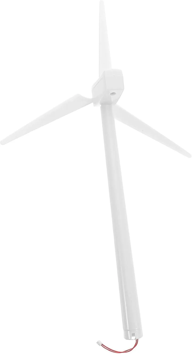 VANZACK 1Set Solar Windmill Model Kit DIY Educational for Indoor Experiments Sustainable Energy Learning Tool Easy Assembly White