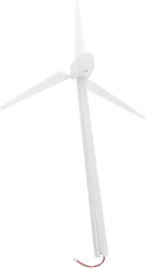 VANZACK 1Set Solar Windmill Model Kit DIY Educational for Indoor Experiments Sustainable Energy Learning Tool Easy Assembly White
