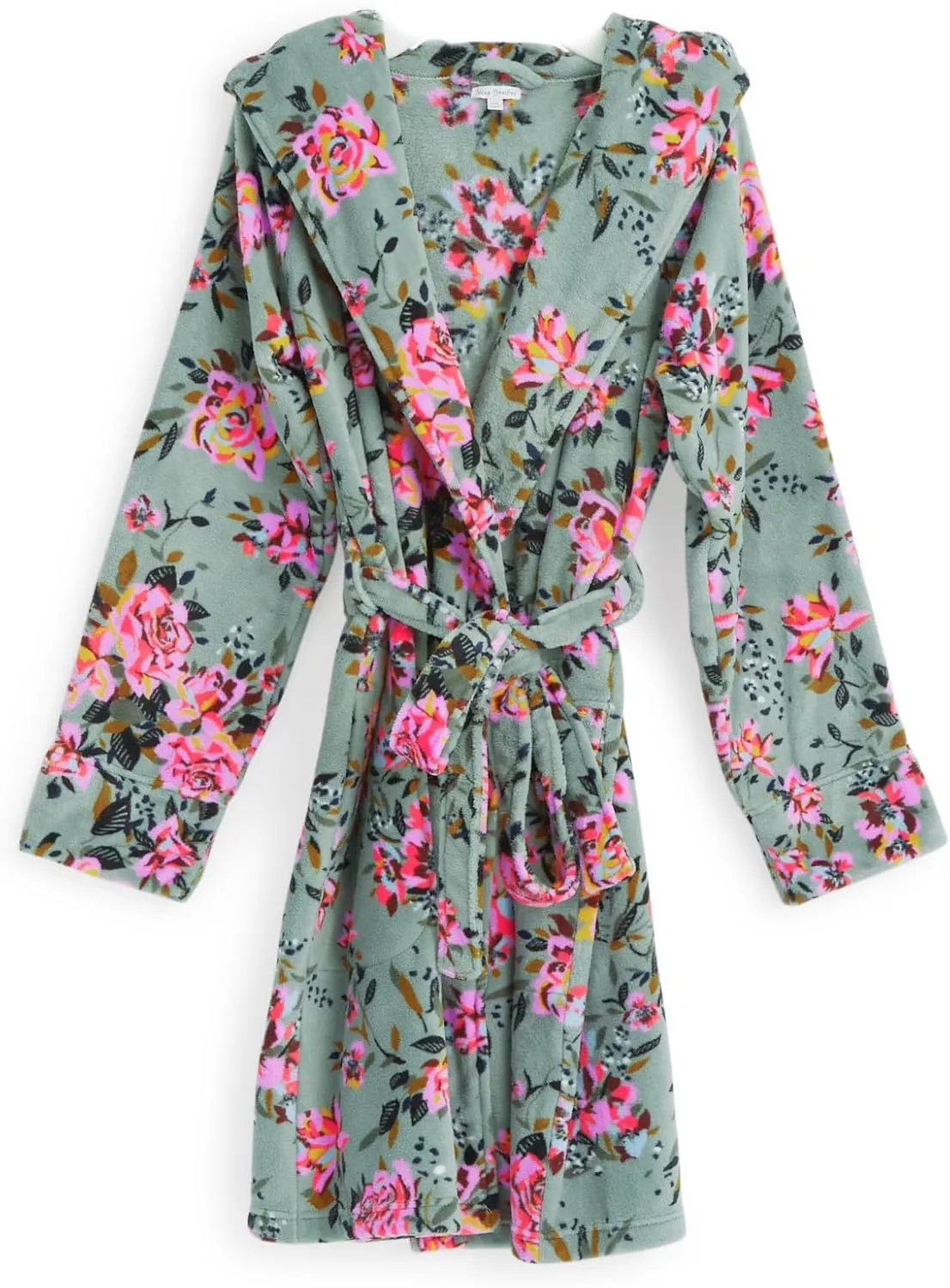 Vera Bradley Women's Plush Fleece Robe (Extended Size Range)