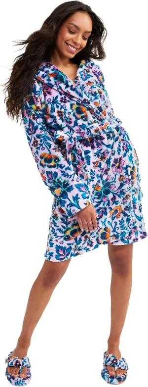 Vera Bradley Women's Plush Fleece Robe (Extended Size Range)