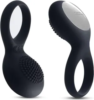 Vibrating Cock Ring Sex Toys - SVAKOM Penis Ring Clitoral Vibrators 2 in 1 Male Ring for Couples Pleasure - Men Sex Toy Stimulation with 5*5 Vibrations Strechy Adult Sensory Toy &, Games